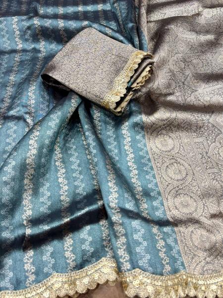Akshara banarasi multi tissue silk saree factory direct wholesale clothing india
